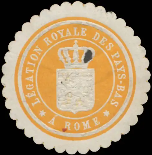 Legation Royale des Pays-Bas a Rome