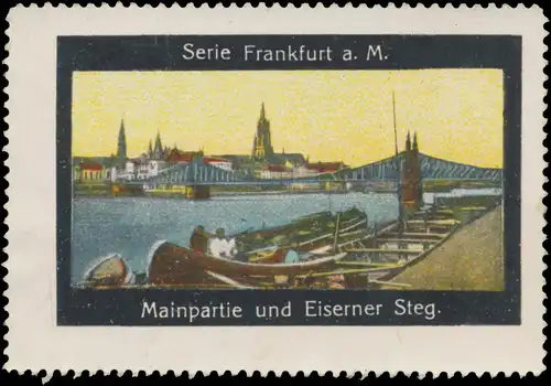 Mainpartie und Eiserner Steg