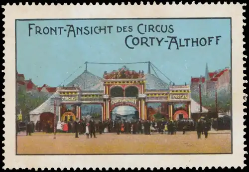 Front-Ansicht des Circus