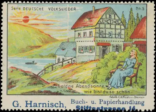 Goldne Abendsonne wie bist du so schön