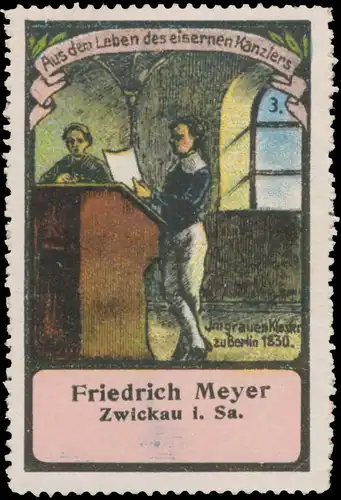 Bismarck im grauen Kloster zu Berlin