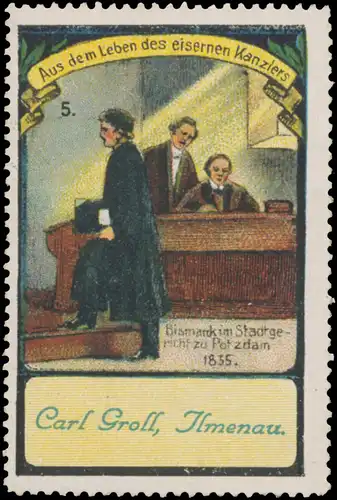Bismarck im Stadtgericht zu Potsdam