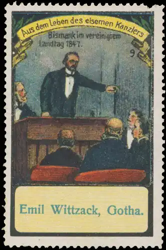 Bismarck im vereinigten Landtag