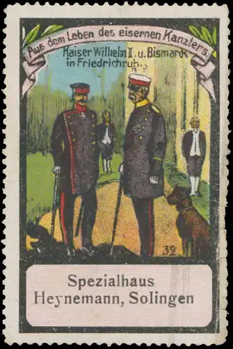 Kaiser Wilhelm II. und Bismarck in Friedrichsruh