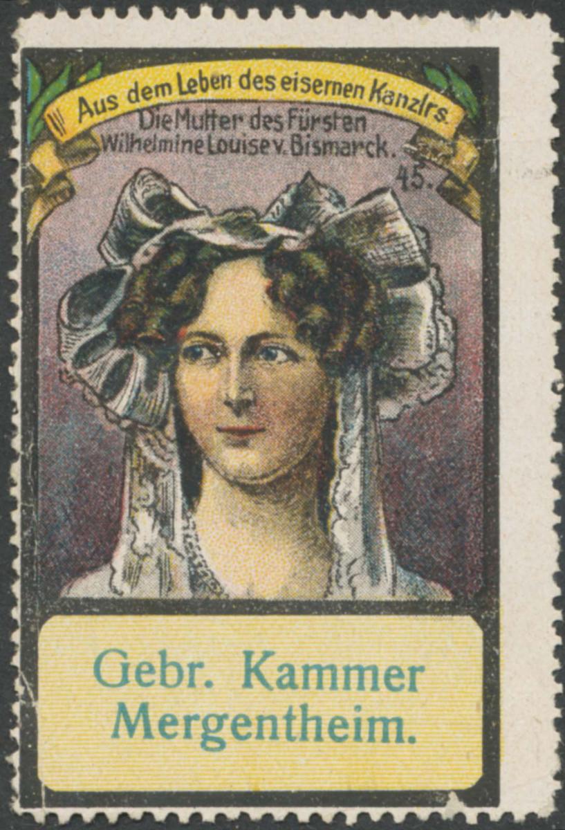 Wie Nennt Man Die Mutter Des Bräutigams Die Mutter des FÃ¼rsten Wilhelmine Louise von Bismarck Nr. W0459256