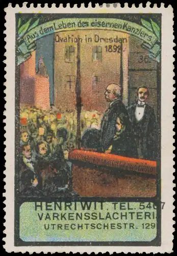 Bismarck Ovation in Dresden