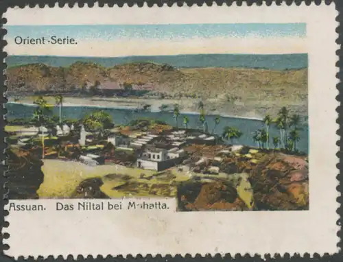 Assuan das Niltal bei Mohatta