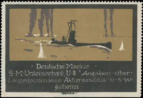 S.M. Unterseebot U 8 U-Boot