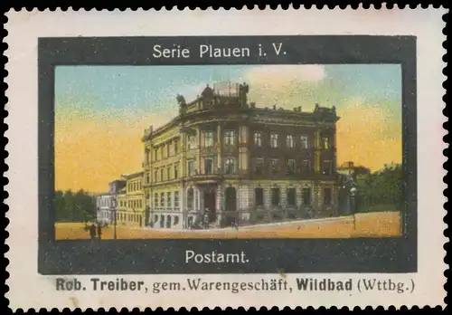 Postamt von Plauen im Vogtland