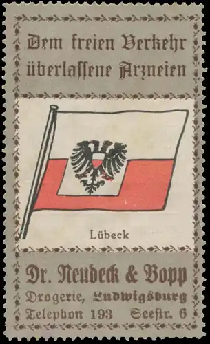 Lübeck Flagge