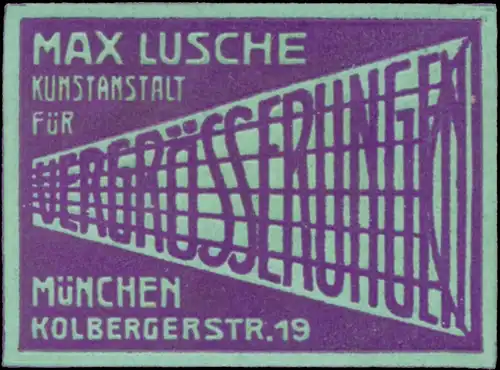 Kunstanstalt Max Lusche