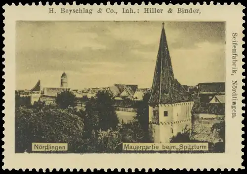 Mauerpartie beim Spitzturm