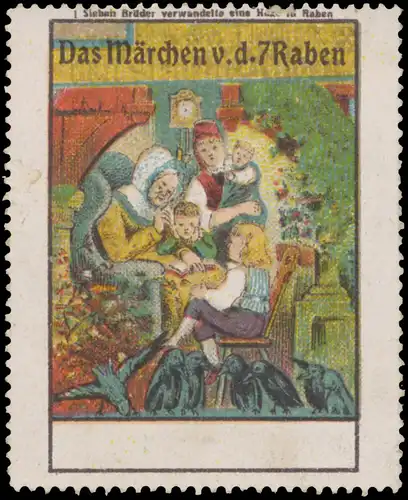 Sieben BrÃ¼der verwandelte eine Hexe in Raben