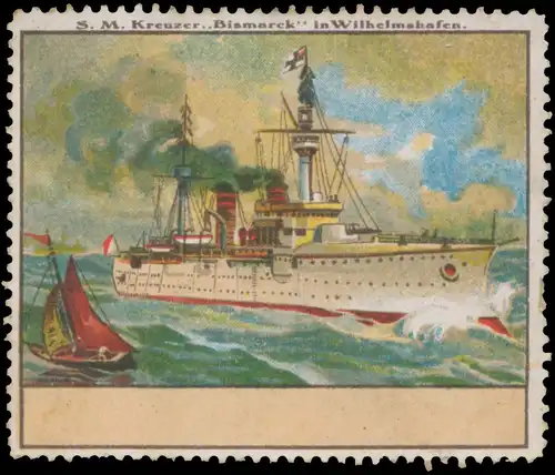 S.M. Kreuzer Bismarck in Wilhelmshafen