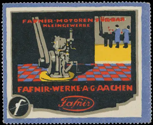 Fafnir-Motoren für das Kleingewerbe
