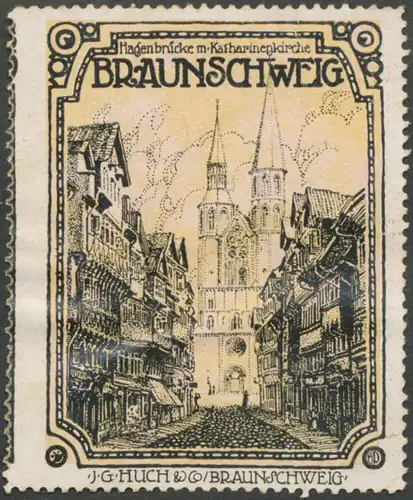 HagenbrÃ¼cke mit Katharinenkirche