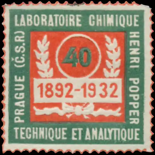 40 Jahre Chemisches Laboratorium