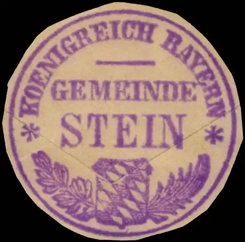 K. Bayern Gemeinde Stein