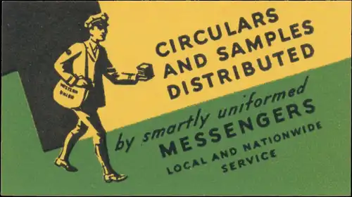 Circulars and Samples Distributed