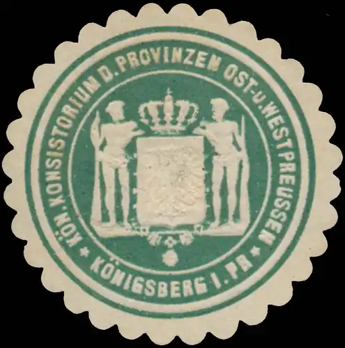 KÃ¶n. Konsistorium d. Provinzen Ost- und Westpreussen