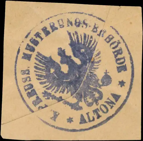 K. Pr. Musterungsbehörde Altona