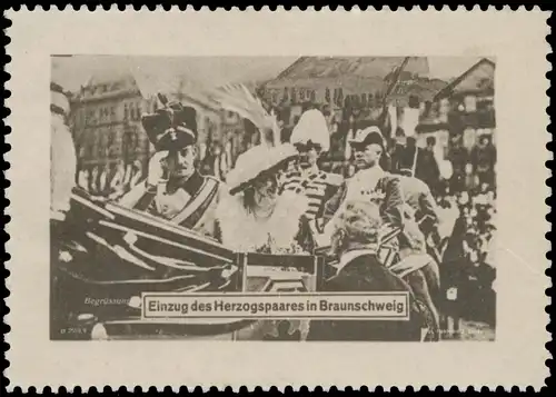 Einzug des Herzogpaares in Braunschweig