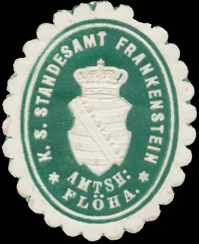 K.S. Standesamt Frankenstein Amtsh. FlÃ¶ha