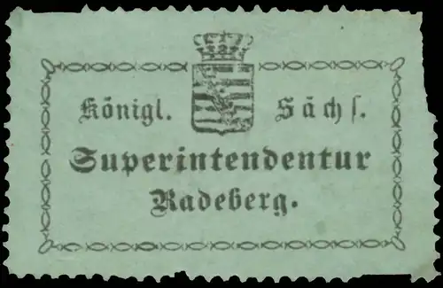 K.S. Superintendentur Radeberg