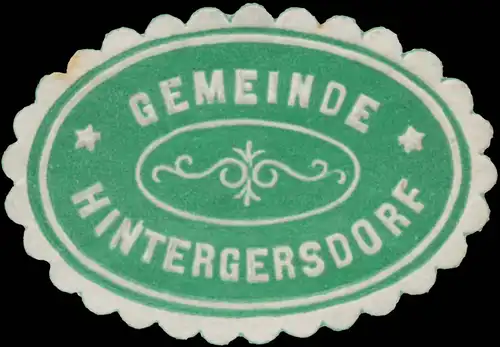 Gemeinde Hintergersdorf
