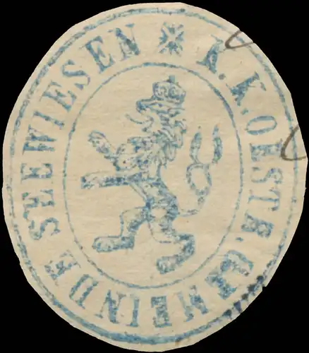 K.K. Ãsterr. Gemeinde Seewiesen