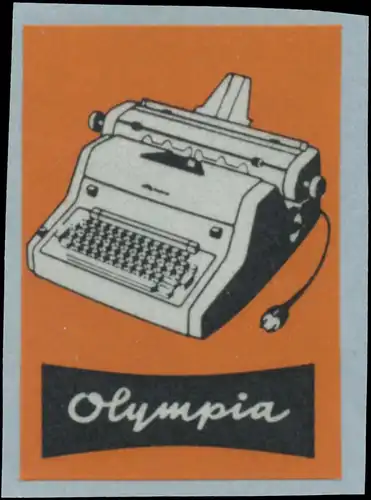 Olympia elektrische Schreibmaschine