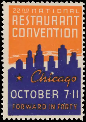 22st National Restaurant Convention
