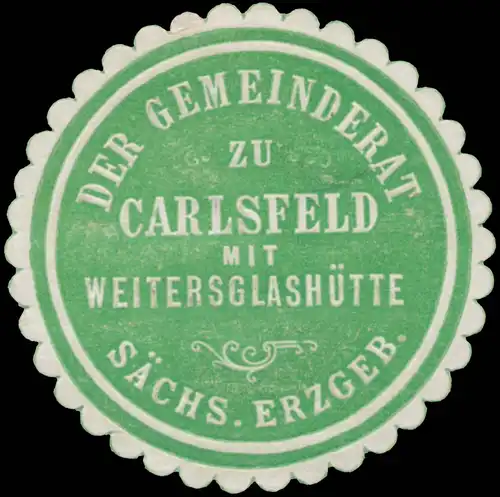 Der Gemeinderat zu Carlsfeld mit Weiterglashütte