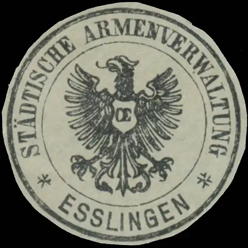 Städtische Armenverwaltung Esslingen