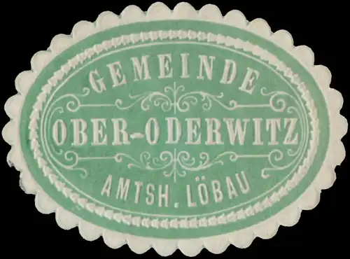 Gemeinde Ober-Oderwitz Amts. LÃ¶bau