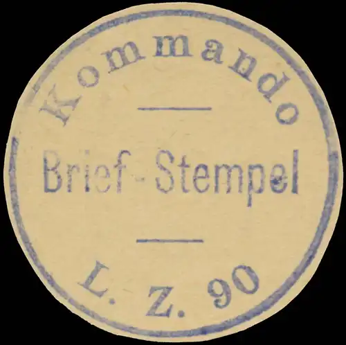 Kommando Luftschiff Zeppelin L.Z. 90
