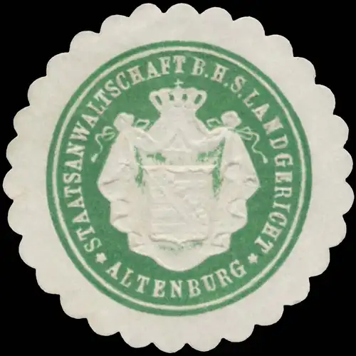 Staatsanwaltschaft b.H.S. Landgericht Altenburg