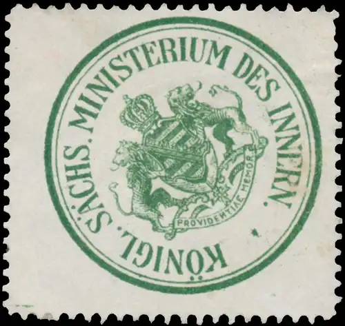 Königl. Sächs. Ministerium des Innern