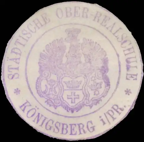 Städtische Ober-Realschule Königsberg/PreuÃen