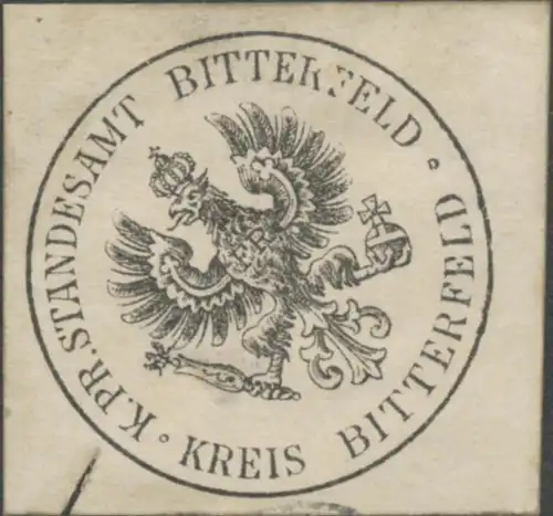 K.Pr. Standesamt Bitterfeld