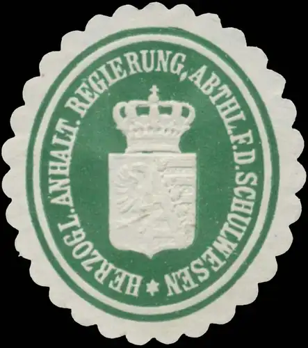 Herzogl. Anhalt. Regierung, Abtheilung fÃ¼r das Schulwesen