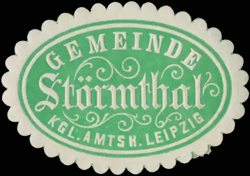 Gemeinde Störmthal Amtsh. Leipzig