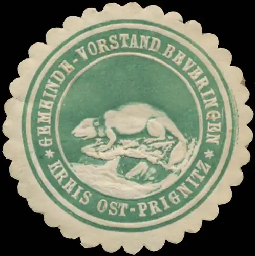 Gemeinde-Vorstand Beveringen Kreis Ost-Prignitz