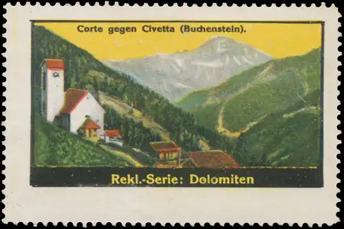 Corte gegen Civetta (Buchenstein)