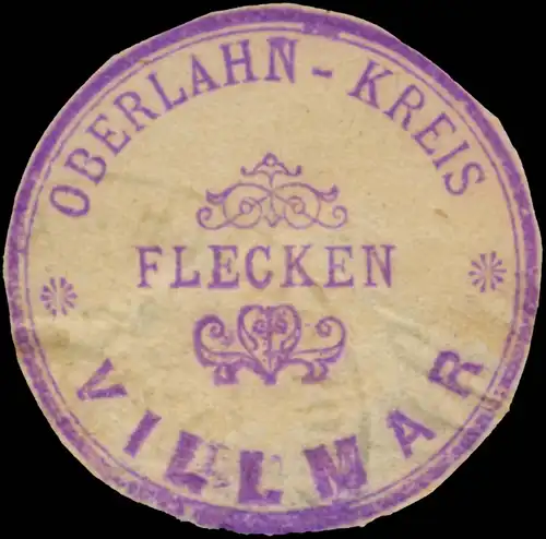 Oberlahnkreis Flecken Villnar