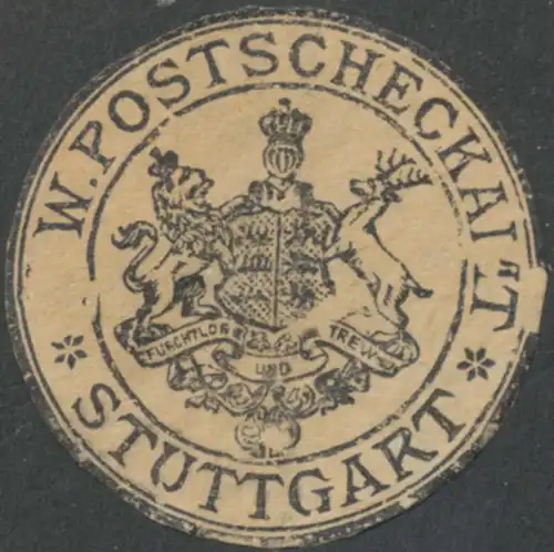 W. Postscheckamt Stuttgart