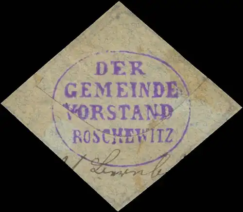 Der Gemeindevorstand Roschewitz