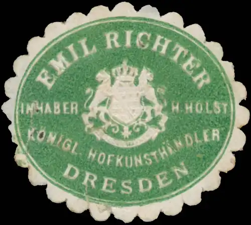 Königl. Hofkunsthändler Emil Richter