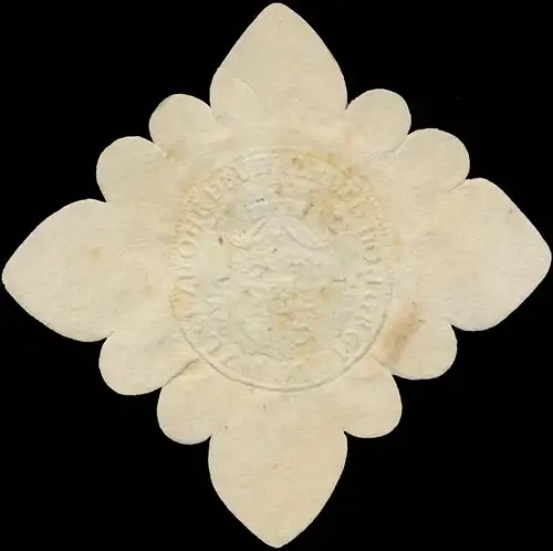 Fürstl. Hoh. Gr? Siegel zu Ohrdruf