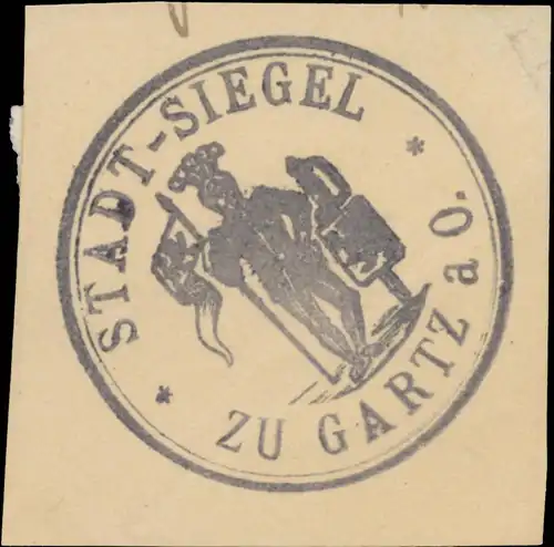 Stadt-Siegel zu Gartz an der Oder